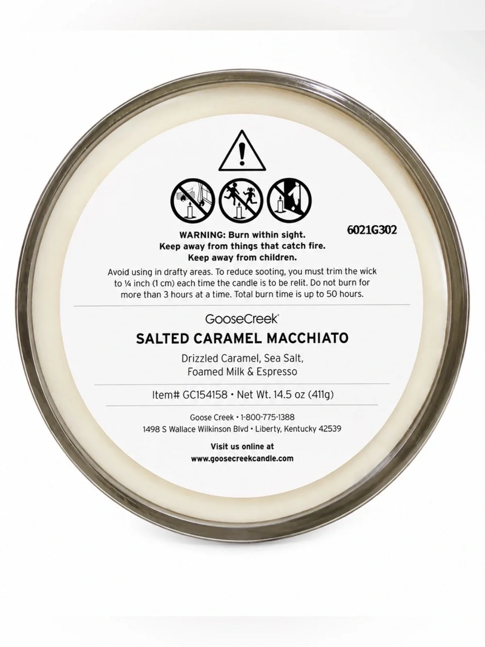 Goose Creek Salted Caramel Macchiato 3-Wick Candle